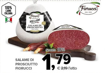 Todis SALAME DI PROSCIUTTO FIORUCCI offerta