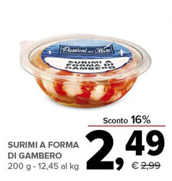 Todis SURIMI A FORMA DI GAMBERO 200 g offerta