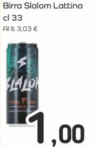 Famila Superstore Birra Slalom Lattina cl 33 offerta