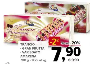 Todis TRANCIO - GRAN FRUTTA - VARIEGATO AMARENA 700 g offerta