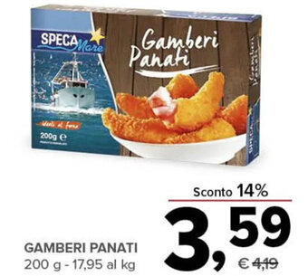 Todis GAMBERI PANATI 200 g offerta