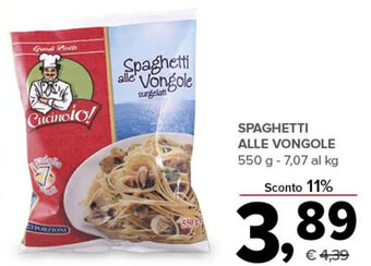 Todis SPAGHETTI ALLE VONGOLE 550 g offerta