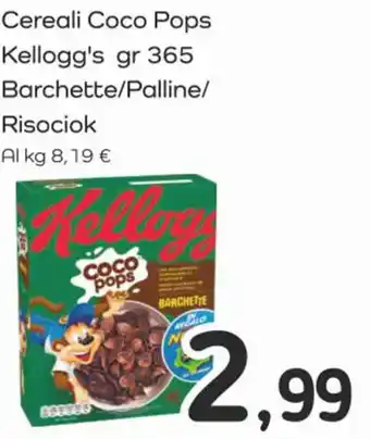 Famila Superstore Cereali Coco Pops Kellogg's gr 365 offerta
