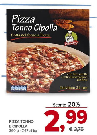 Todis Pizza Tonno e Cipolla 390 g offerta