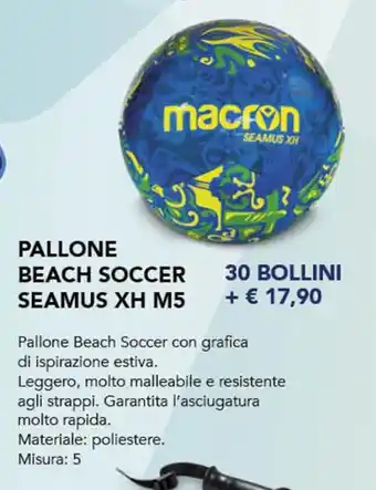 Pallone Beach Soccer SEAMUS XH M5