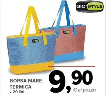 Todis GIO STYLE BORSA MARE TERMICA ✓20 litri offerta