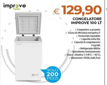 CONGELATORE IMPROVE 100 LT