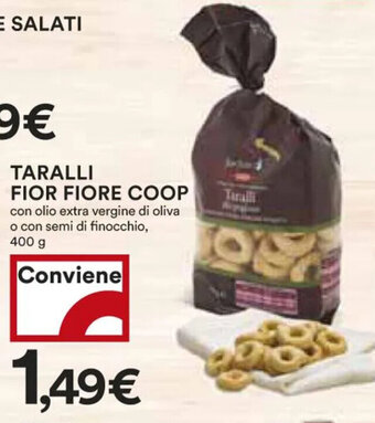Coop TARALLI FIOR FIORE COOP  400 g offerta