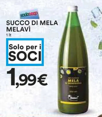 Coop SUCCO DI MELA MELAVÌ 1 Lt. offerta