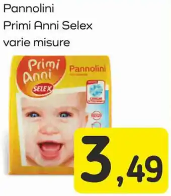 Famila Superstore Pannolini Primi Anni Selex varie misure offerta