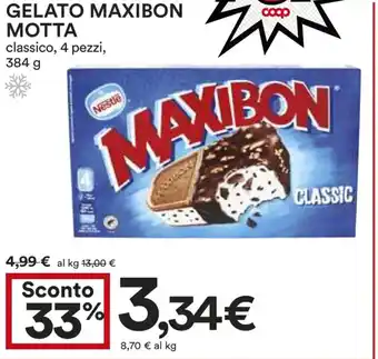 Coop GELATO MAXIBON MOTTA 384 g offerta