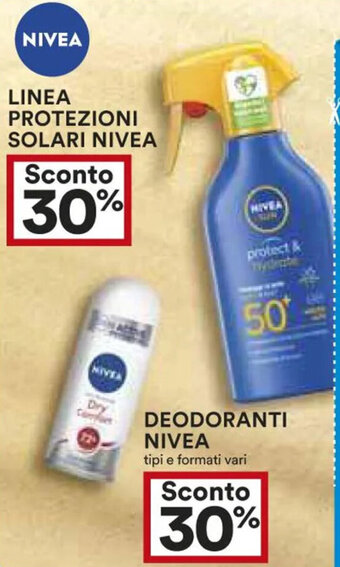Coop LINEA PROTEZIONI SOLARI NIVEA offerta