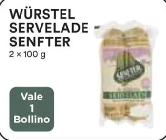 Coop WÜRSTEL SERVELADE SENFTER 2 x 100 g offerta