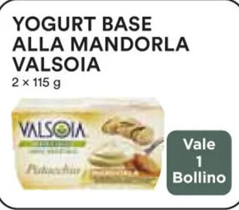 Coop YOGURT BASE ALLA MANDORLA VALSOIA 2 x 115 g offerta