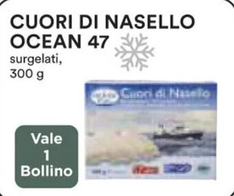 Coop CUORI DI NASELLO OCEAN 47 300 g offerta