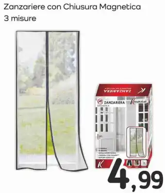Zanzariere con Chiusura Magnetica 3 misure