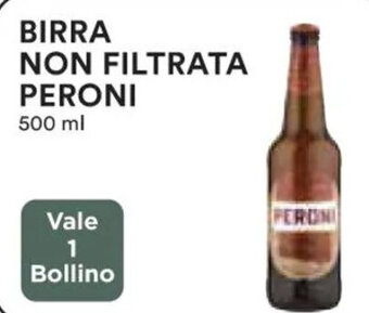 Coop BIRRA NON FILTRATA PERONI 500 ml offerta