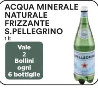Coop ACQUA MINERALE NATURALE FRIZZANTE S.PELLEGRINO 1 Lt offerta