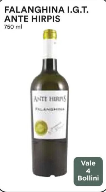 Coop FALANGHINA I.G.T. ANTE HIRPIS 750 ml offerta