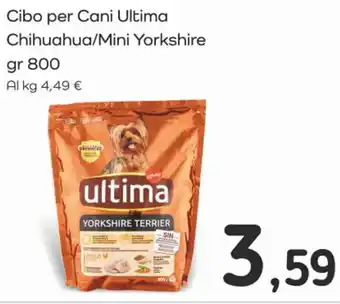 Cibo per Cani Ultima Chihuahua/Mini Yorkshire gr 800