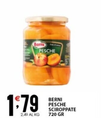 Sisa BERNI PESCHE SCIROPPATE 720 GR offerta