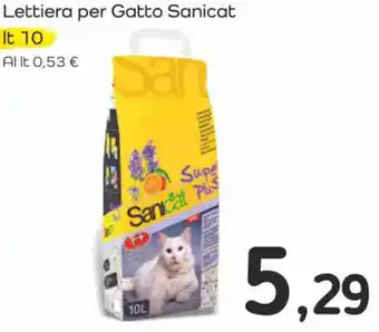 Famila Superstore Lettiera per Gatto Sanicat It 10 offerta