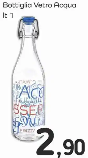 Famila Superstore Bottiglia Vetro Acqua lt 1 offerta