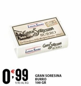 Sisa GRAN SORESINA BURRO 100 GR offerta