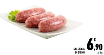 Conad City SALSICCIA DI SUINO offerta