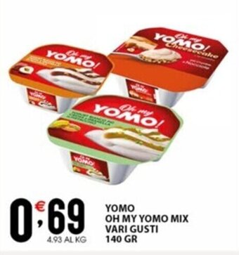 Sisa YOMO OH MY YOMO MIX VARI GUSTI 140 GR offerta