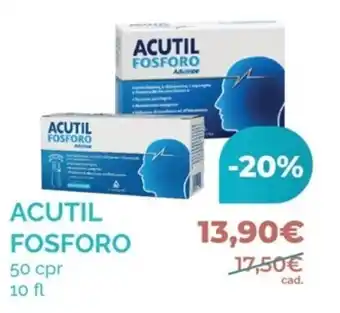 ACUTIL FOSFORO 50 cpr 10 fl