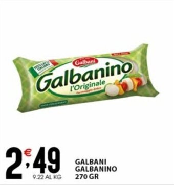 Sisa GALBANI GALBANINO 270 GR offerta
