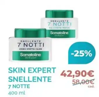 Linfa Farmacie SKIN EXPERT SNELLENTE 7 NOTTE 400 ml offerta