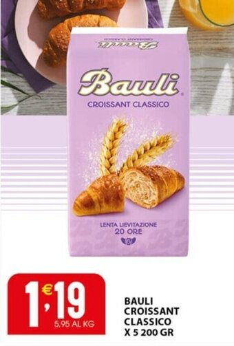 Sisa BAULI CROISSANT CLASSICO X 5 200 GR offerta