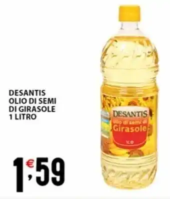 Sisa DESANTIS OLIO DI SEMI DI GIRASOLE 1 LITRO offerta