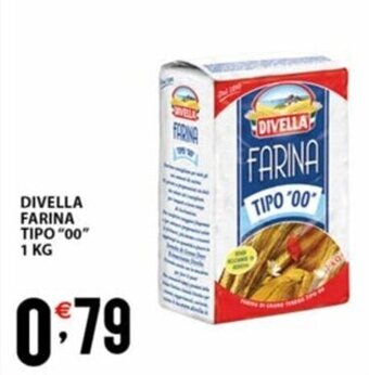 Sisa DIVELLA FARINA TIPO "00" 1 KG offerta