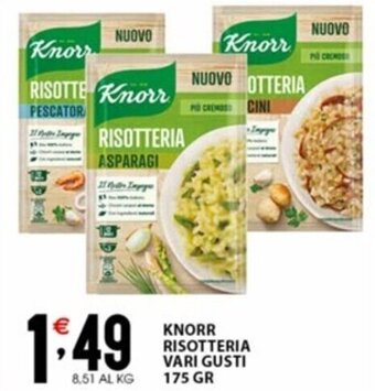 Sisa KNORR RISOTTERIA VARI GUSTI 175 GR offerta