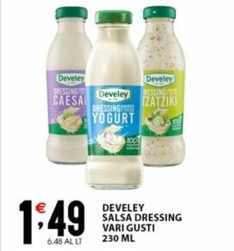 Sisa DEVELEY SALSA DRESSING VARI GUSTI 230 ML offerta