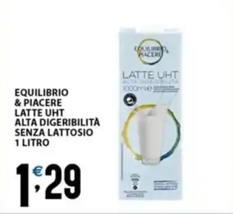 EQUILIBRIO & PIACERE LATTE UHT ALTA DIGERIBILITÀ SENZA LATTOSIO 1 LITRO