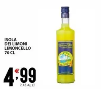 Sisa ISOLA DEI LIMONI LIMONCELLO 70 CL offerta