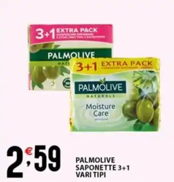 Sisa PALMOLIVE SAPONETTE 3+1 VARI TIPI offerta