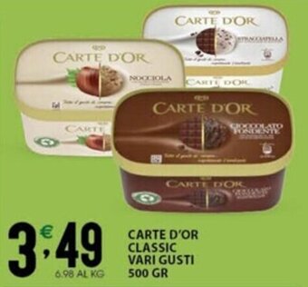 Sisa CARTE D'OR CLASSIC VARI GUSTI 500 GR offerta