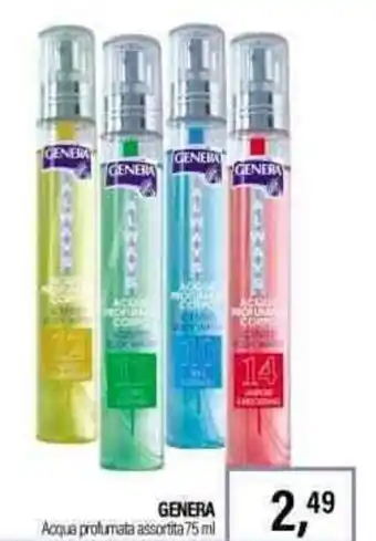 Caddy's GENERA Acqua profumata assortita 75 ml offerta
