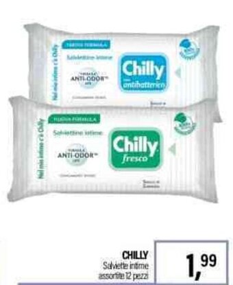 CHILLY Salviette intime assortite: 12 pezzi