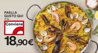 Coop PAELLA GUSTO QUI offerta