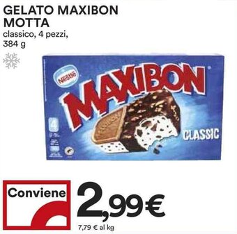 Coop GELATO MAXIBON MOTTA classico, 4 pezzi, 384 g offerta