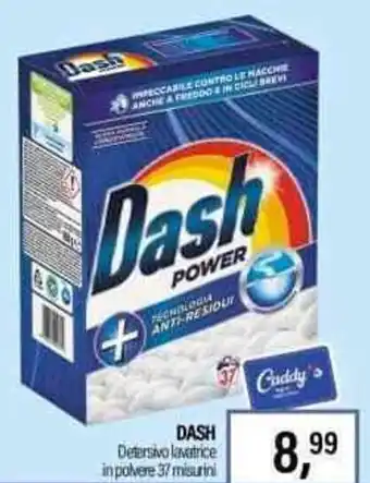Caddy's DASH Detersivo lavatrice in polvere 37 misurini offerta