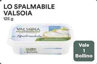 Coop LO SPALMABILE VALSOIA 125 g offerta