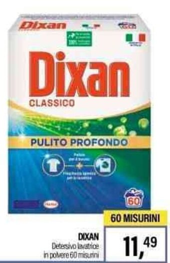 DIXAN Detersivo lavatrice in polvere 60 misurini