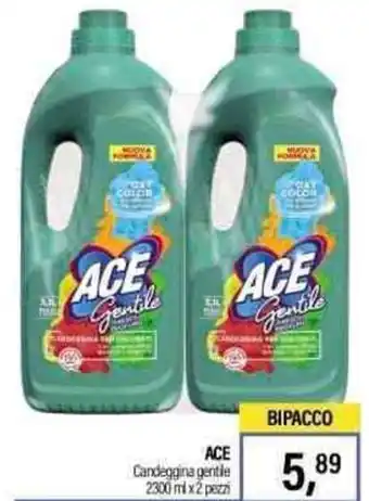 Caddy's ACE Candeggina gentile 2300 ml x 2 pezzi offerta